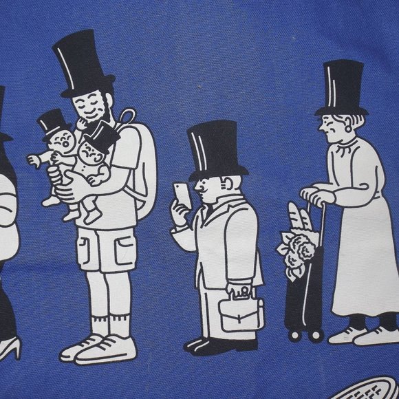 The New Yorker blue Canvas bag - Picture 3 of 5